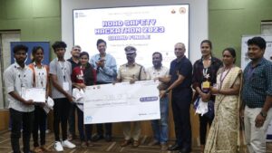 Team Tons of Tech from Prince Shri Venkateshwara Engineering College for Assistance for First Responders (AFR)