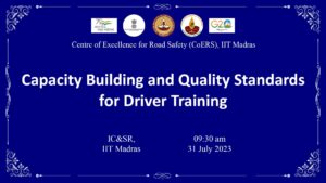 Poster for Capacity Building and Quality Standards for Driver Training