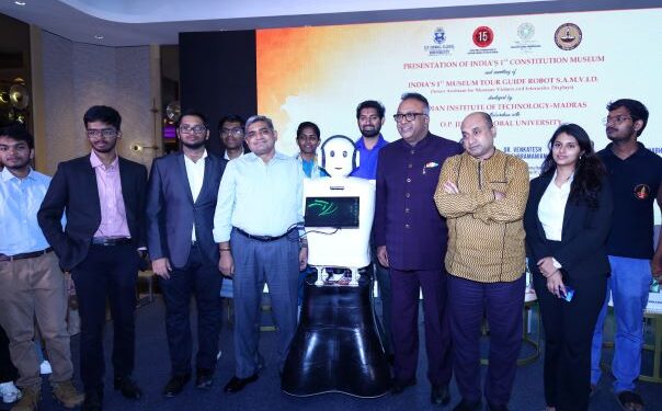 JGU and IIT Madras collaborate to design Advanced Robot Tour Guide for India’s First Constitution Museum at JGU