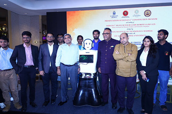 JGU & IIT-M ink MoU to design ‘Advanced Robot Tour Guide’ for India’s first Constitution Museum